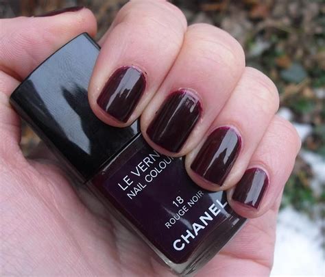 chanel nagellak rouge noir|chanel longwear nail color.